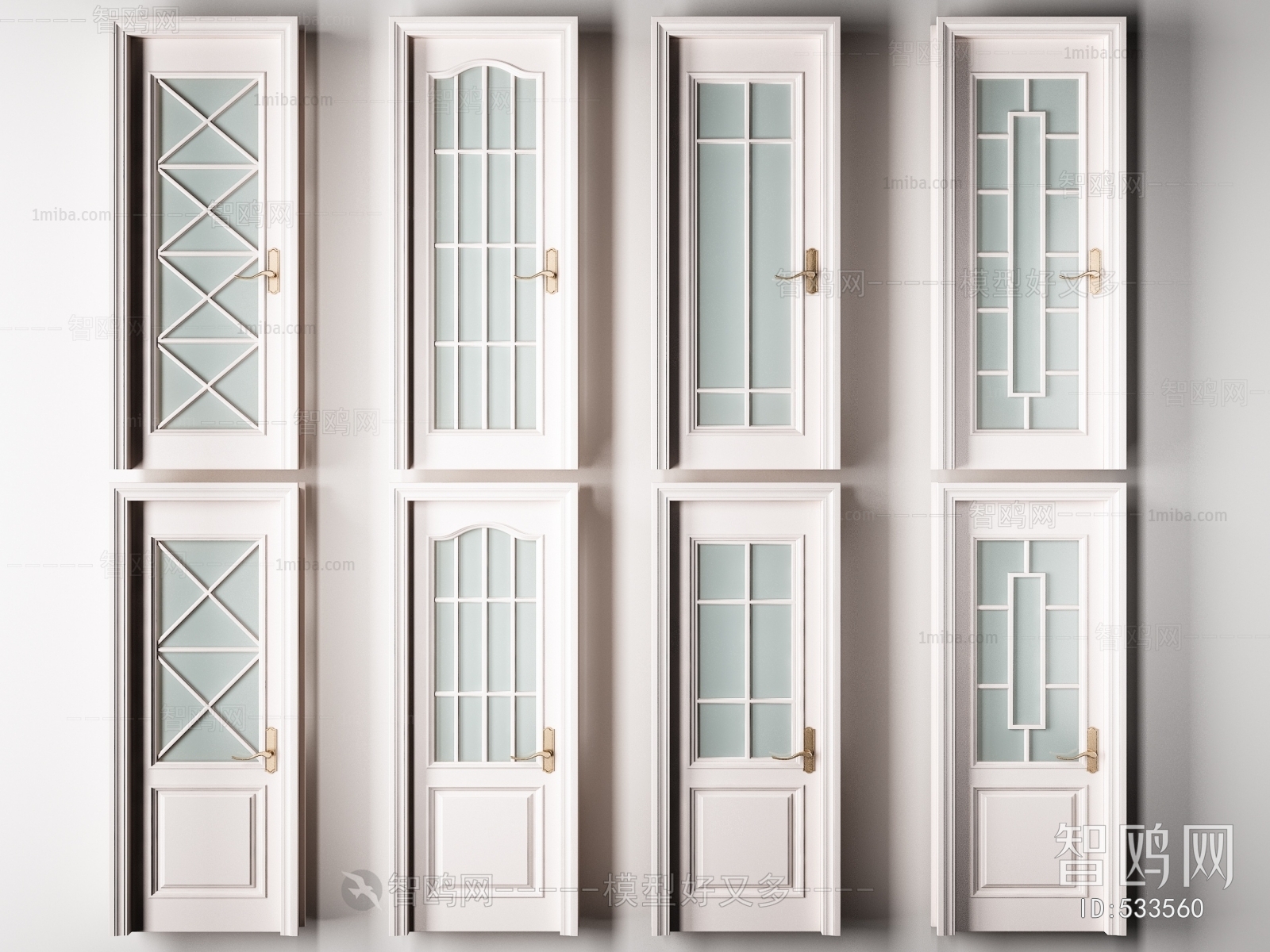 Simple European Style Door