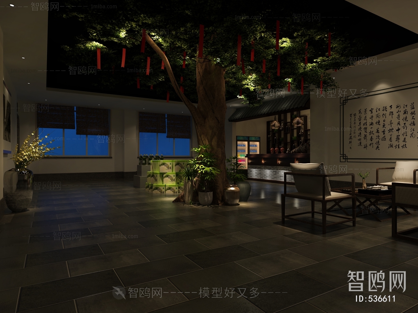 New Chinese Style Lobby Hall