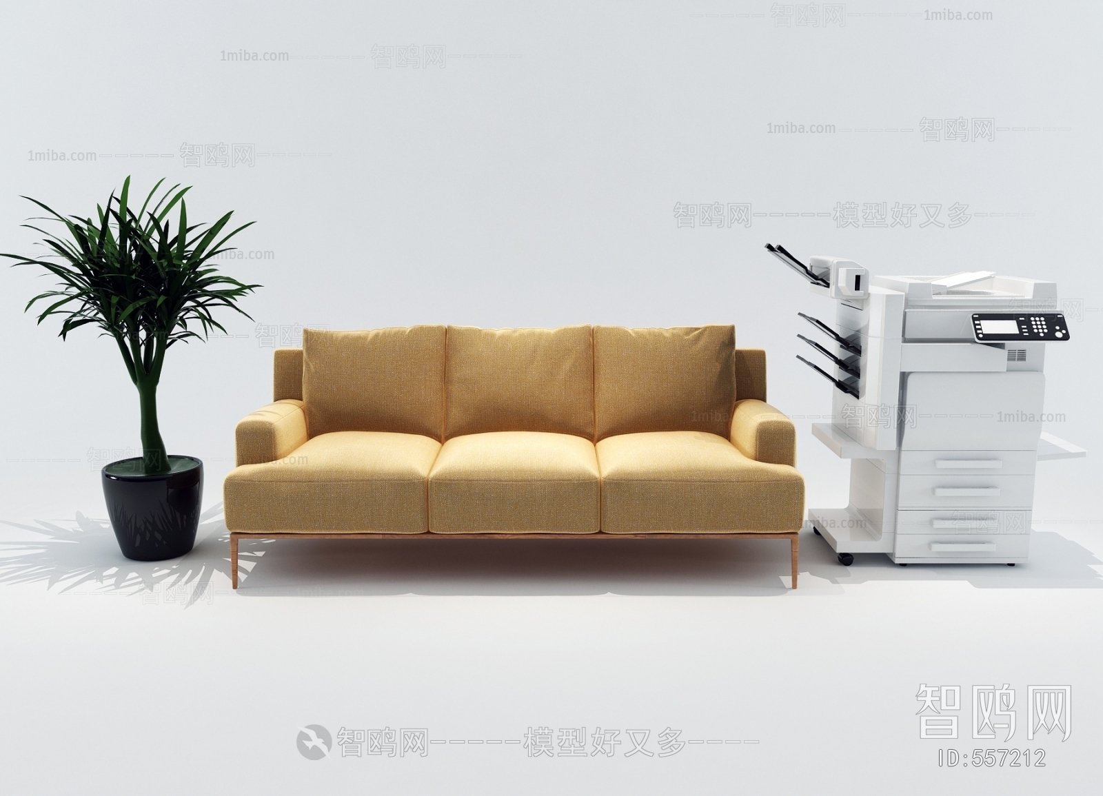 Modern Three-seat Sofa