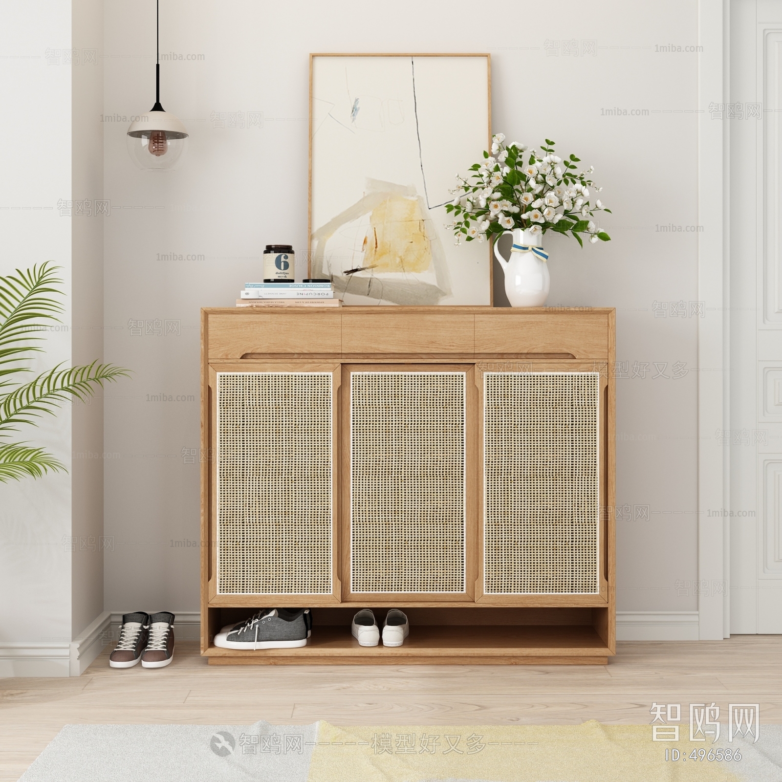 Nordic Style Shoe Cabinet