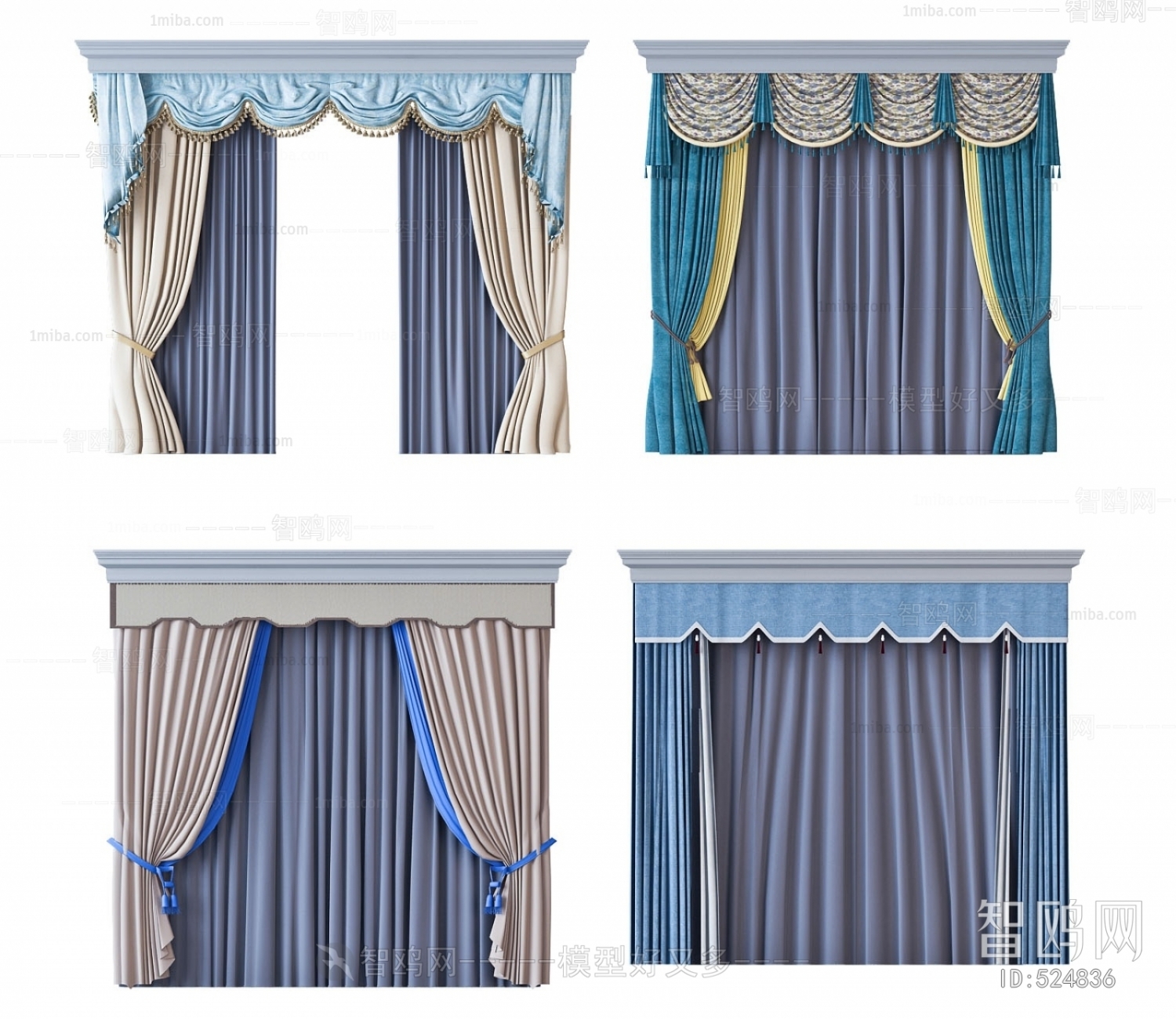 Simple European Style The Curtain