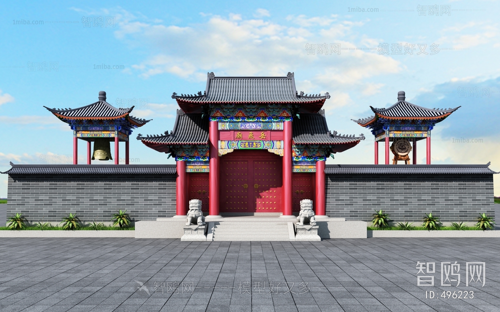 Chinese Style Ancient Architectural Buildings