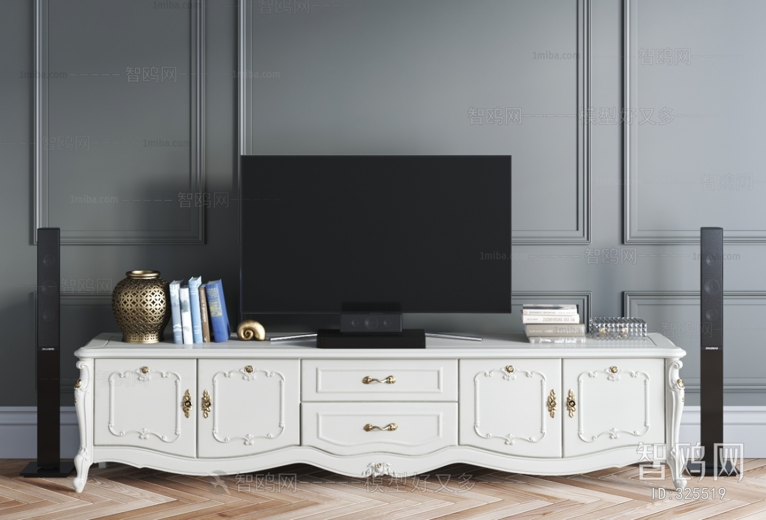 European Style TV Cabinet