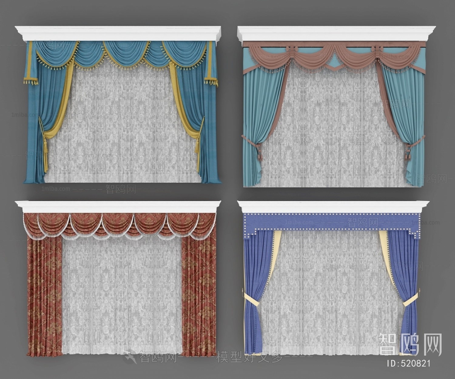 Simple European Style The Curtain