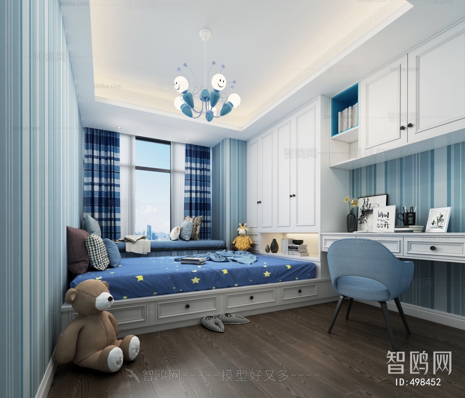 Modern Boy's Room And Son's Room