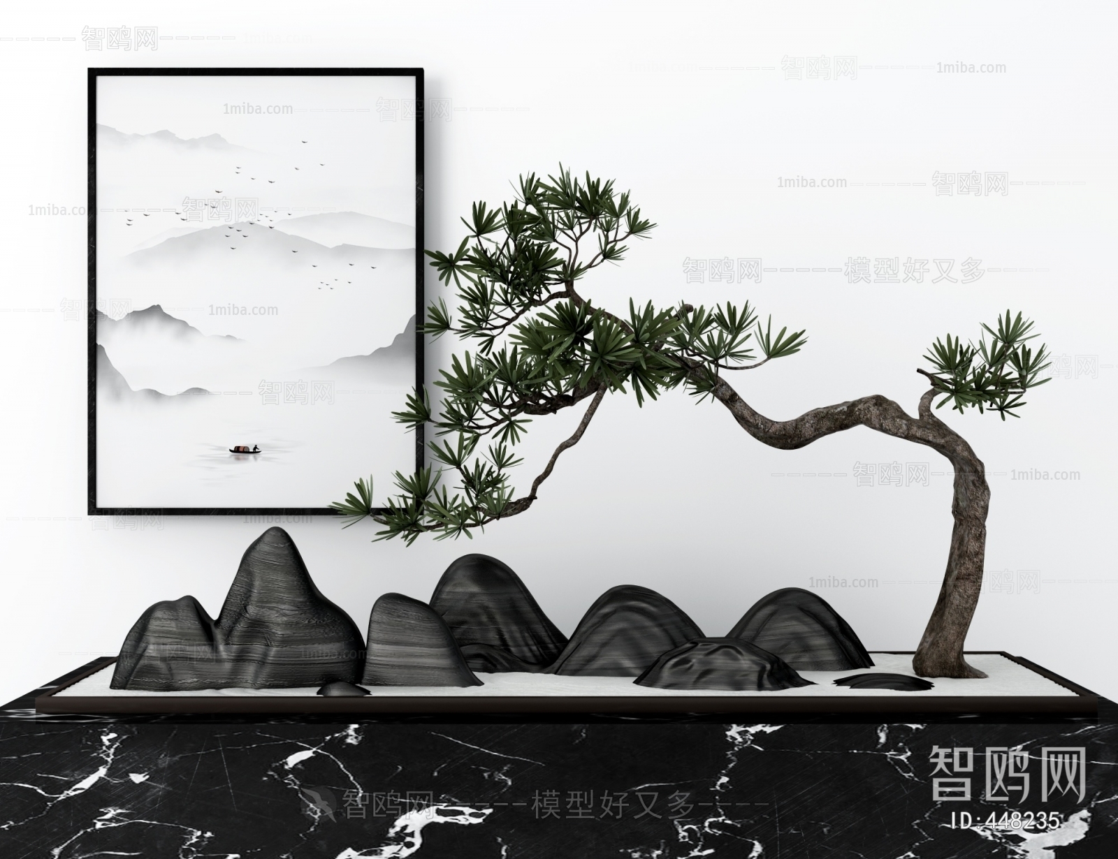 New Chinese Style Bonsai