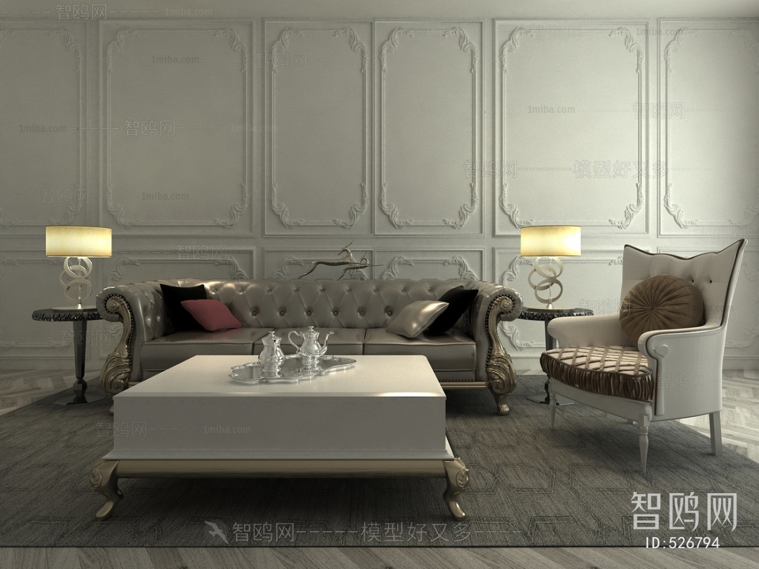 European Style Sofa Combination