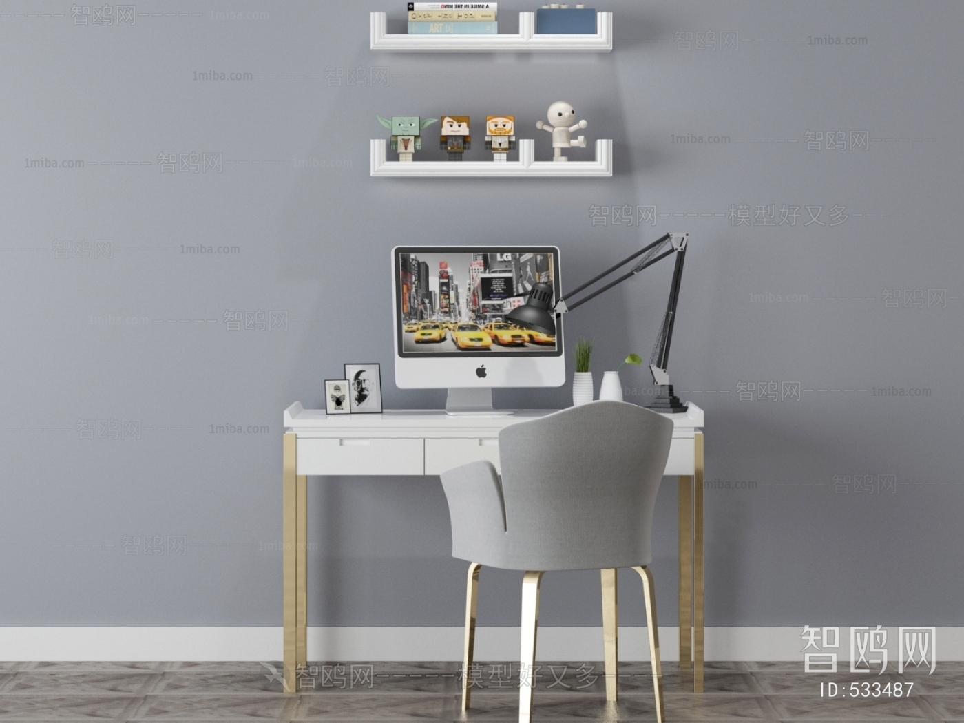 Modern Computer Desk And Chair