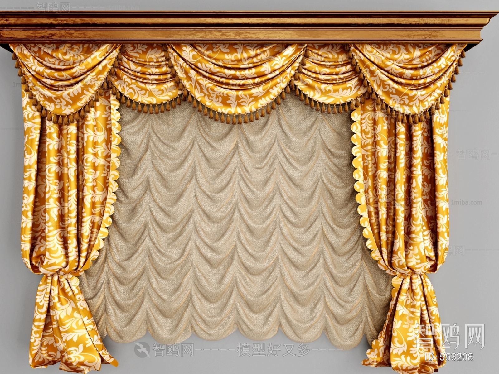 Simple European Style The Curtain