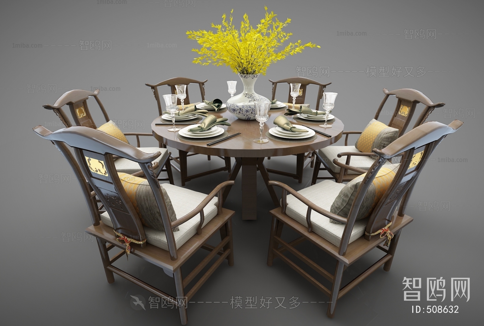 New Chinese Style Dining Table And Chairs