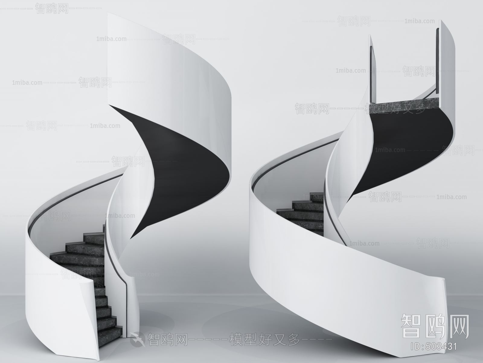 Modern Rotating Staircase