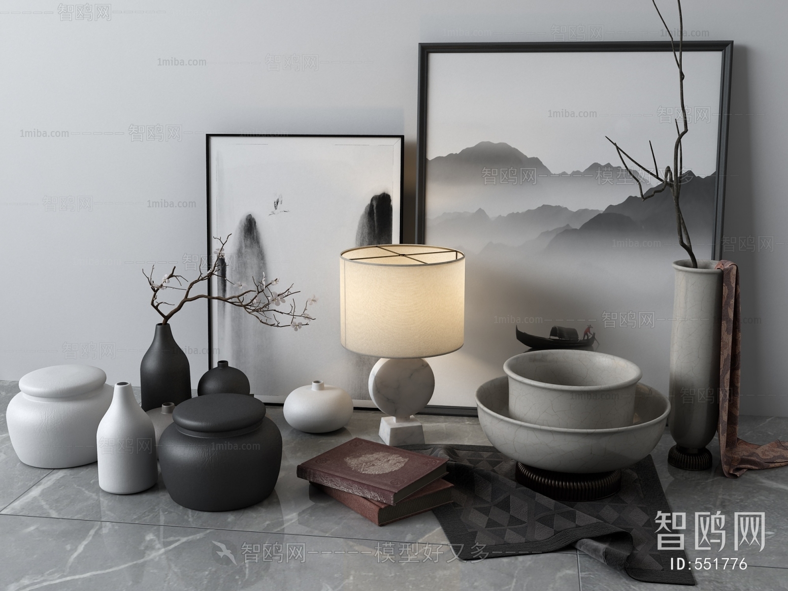 New Chinese Style Decorative Set