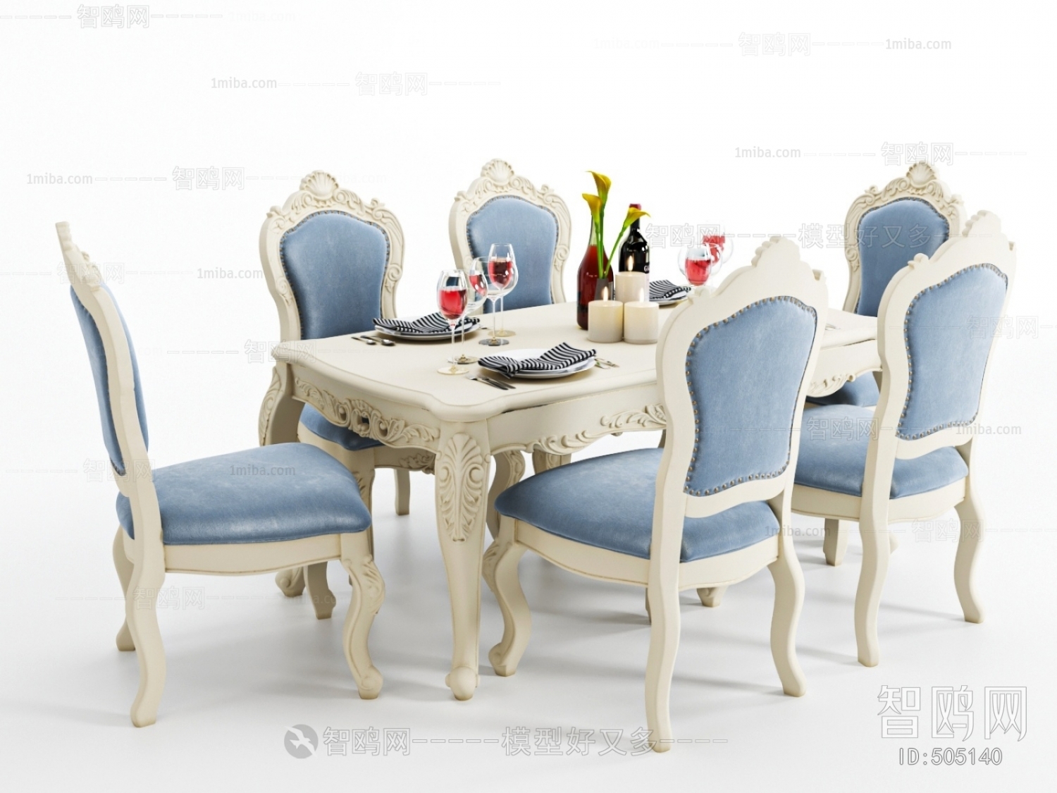 American Style Dining Table And Chairs