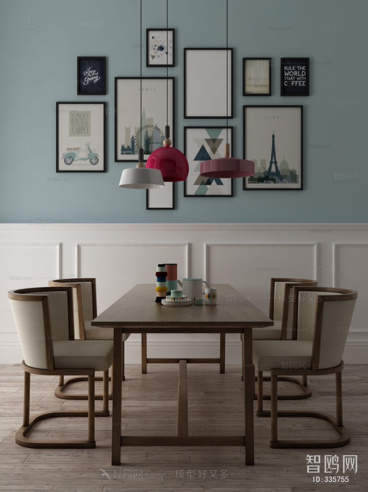 Nordic Style Dining Table And Chairs