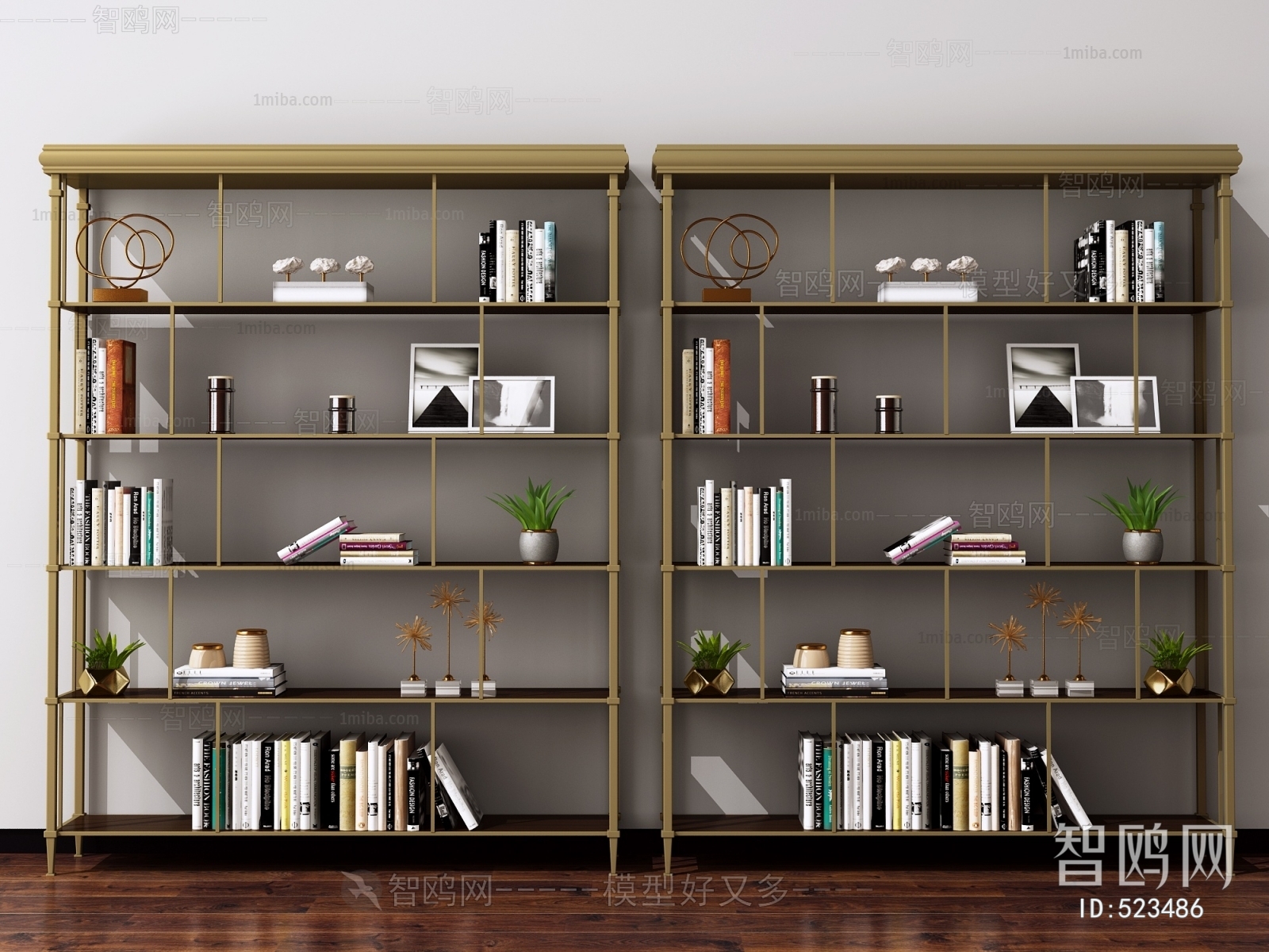 Simple European Style Bookshelf