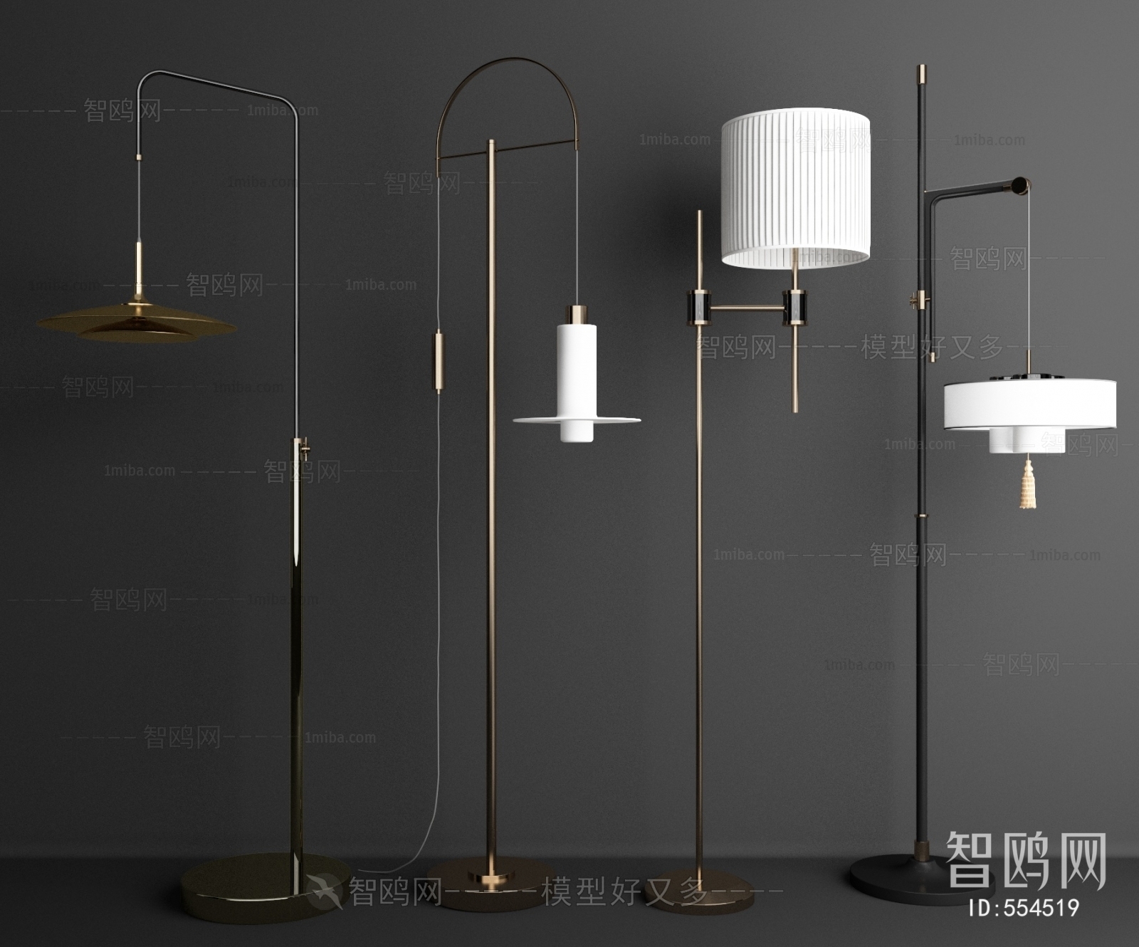 New Chinese Style Floor Lamp