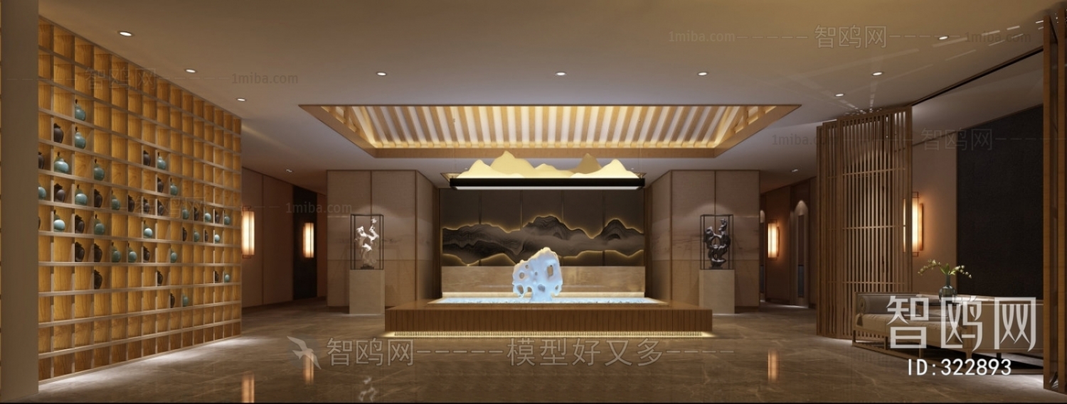 New Chinese Style Lobby Hall