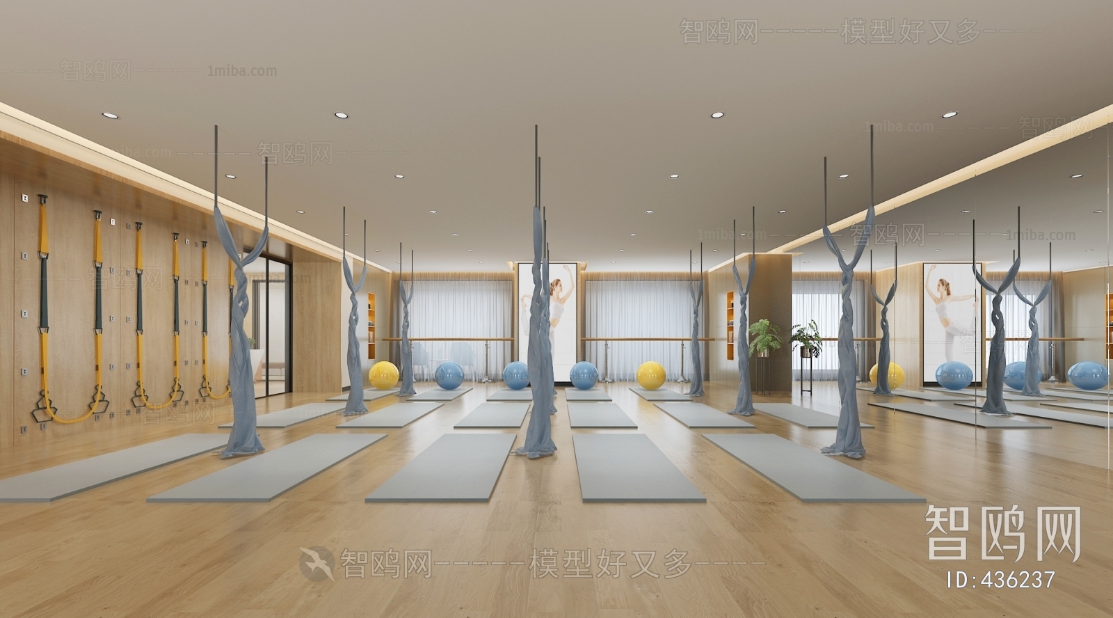 Modern Yoga Room