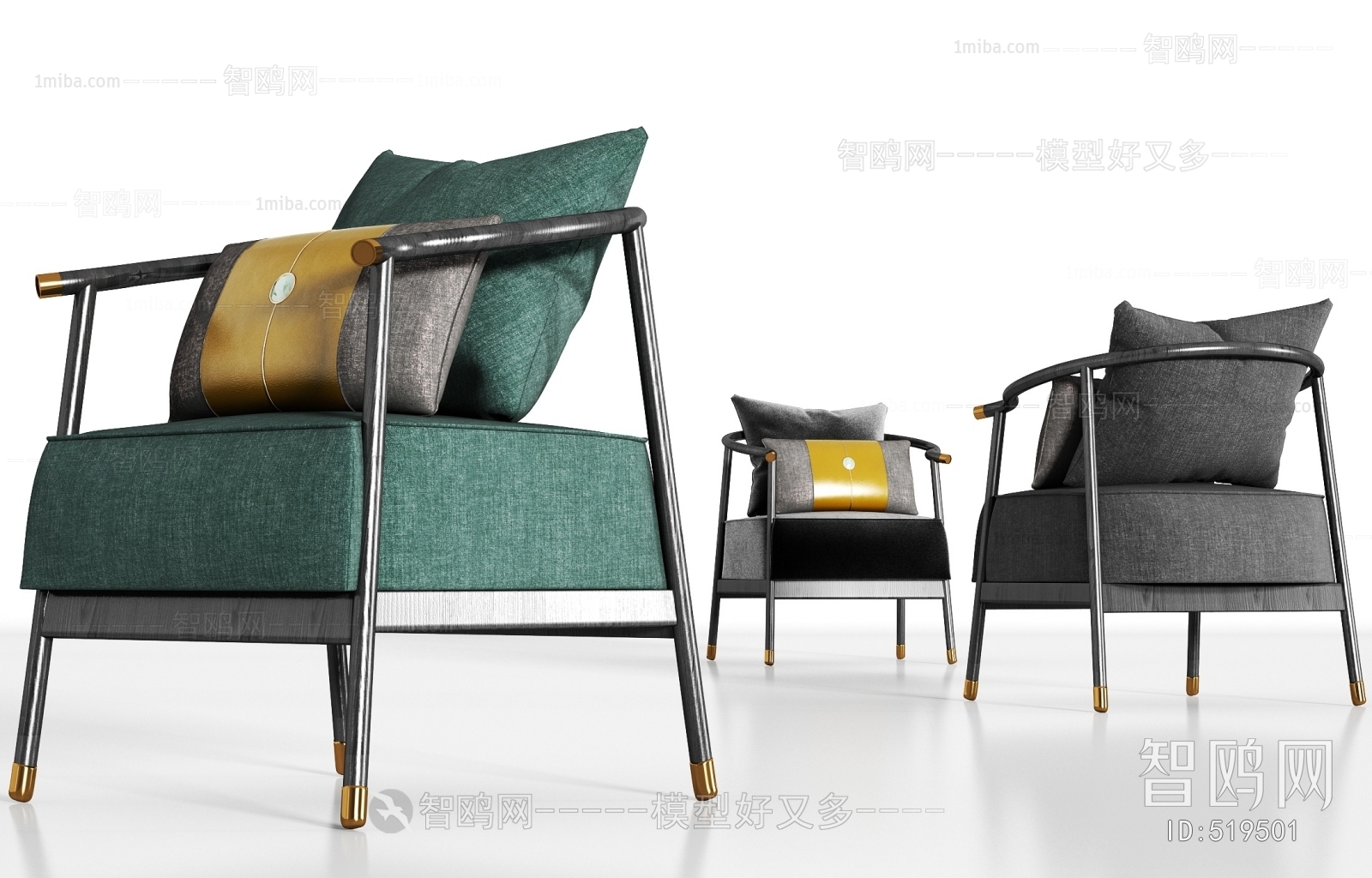 New Chinese Style Single Chair