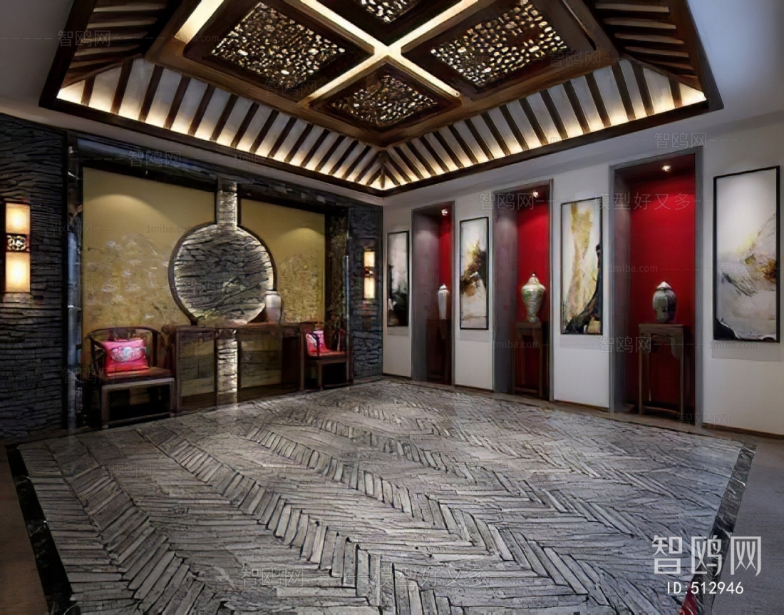 New Chinese Style Hallway