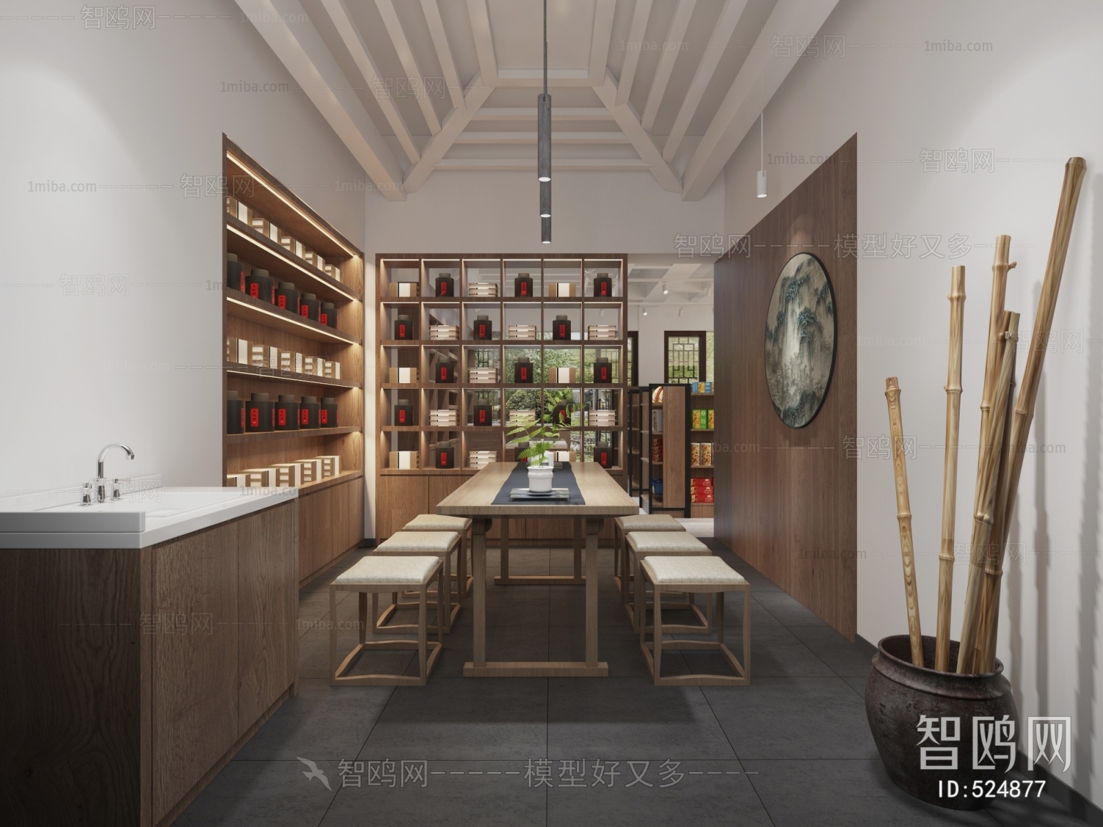 New Chinese Style Teahouse Tea House