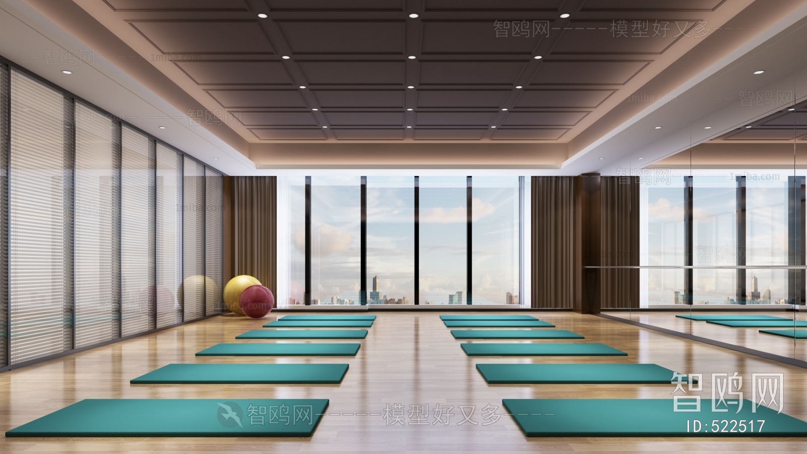 Modern Yoga Room