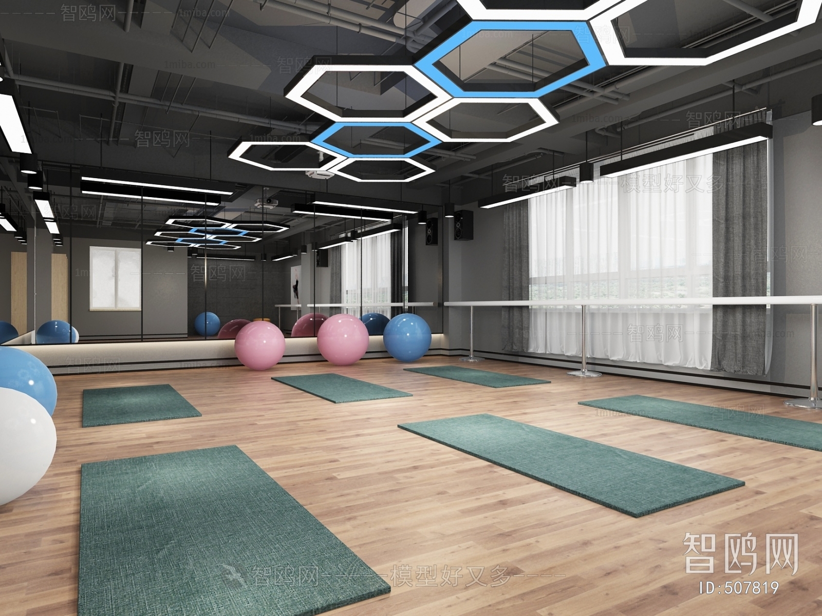 Modern Yoga Room