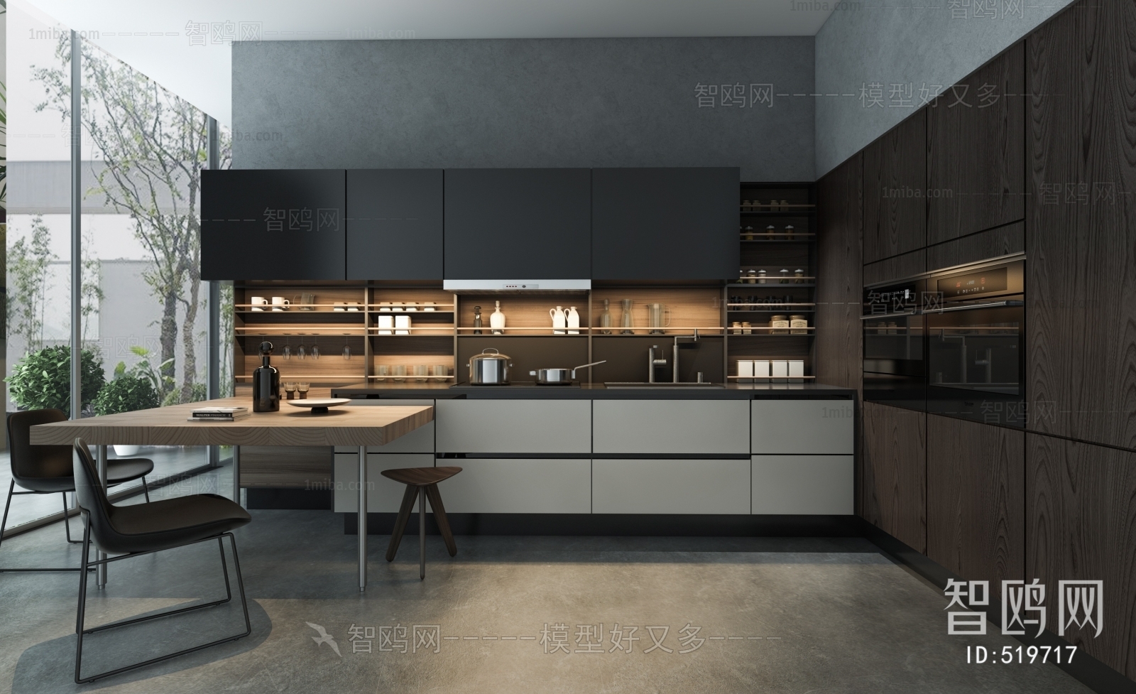 Modern Open Kitchen