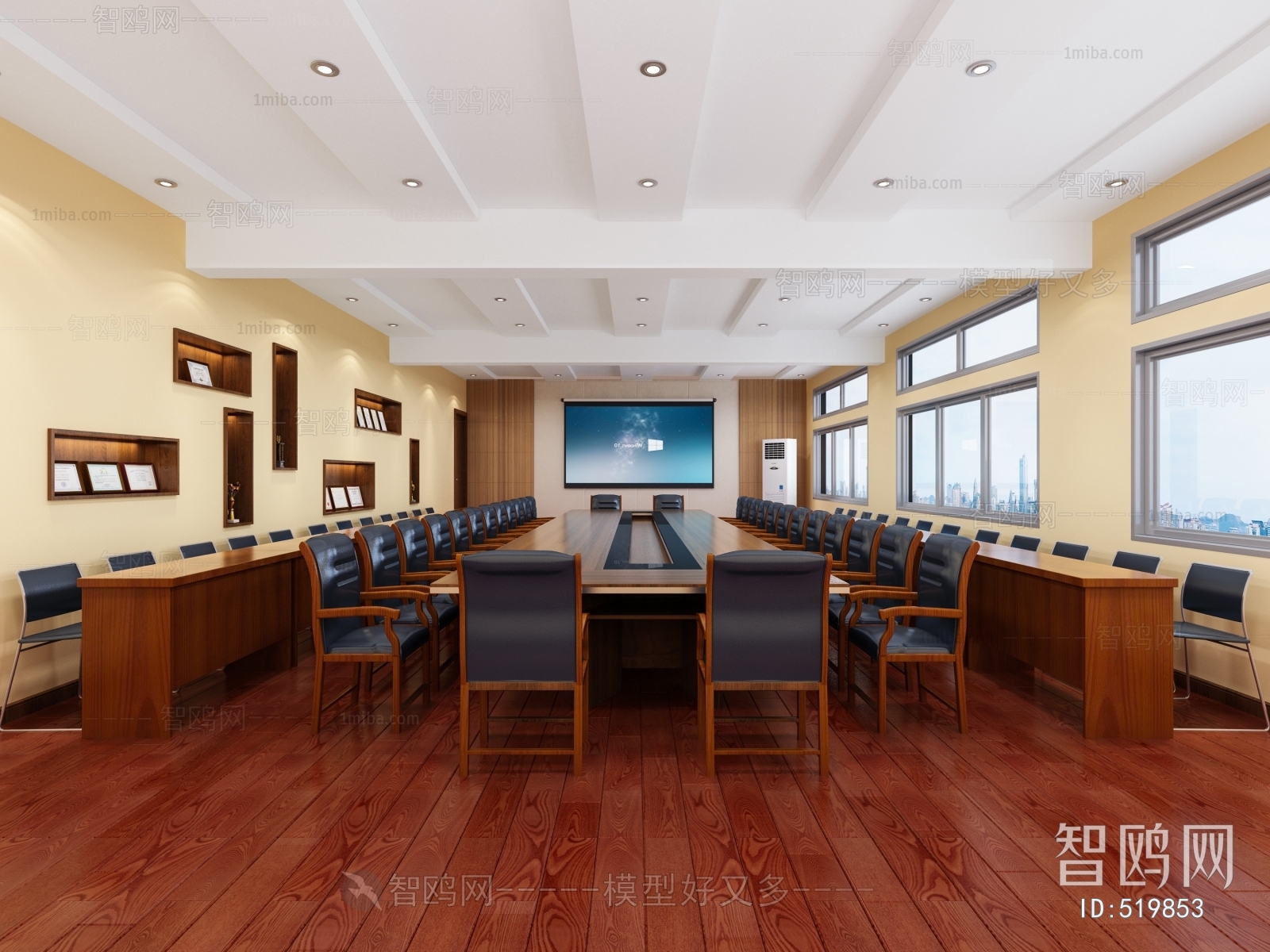 New Chinese Style Meeting Room