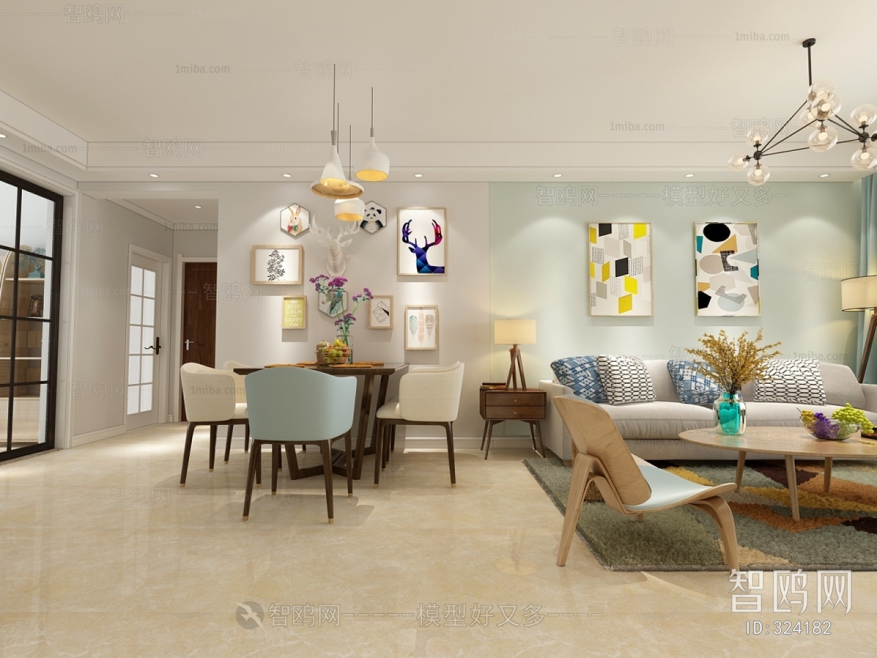 Nordic Style A Living Room