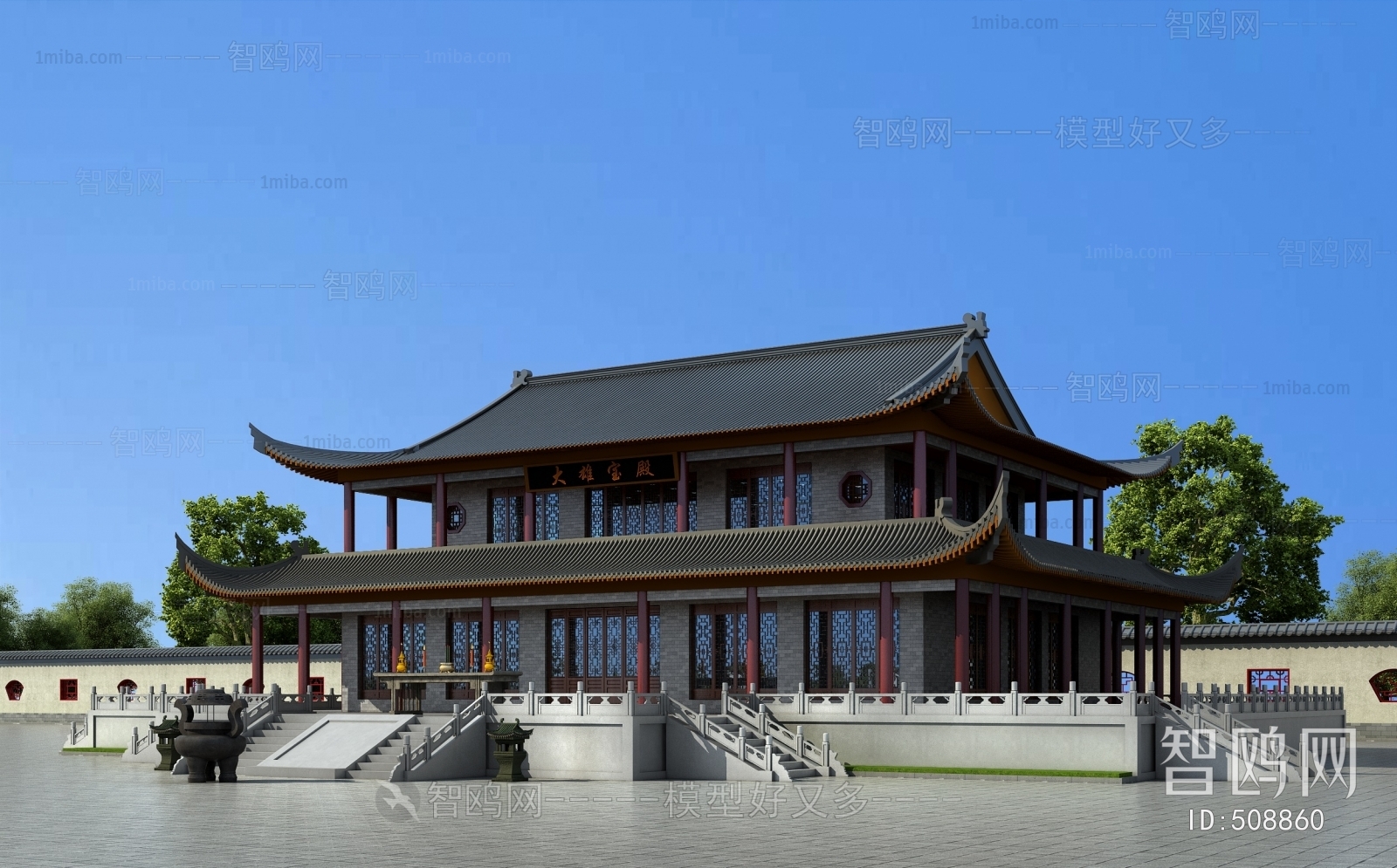 Chinese Style Ancient Architectural Buildings