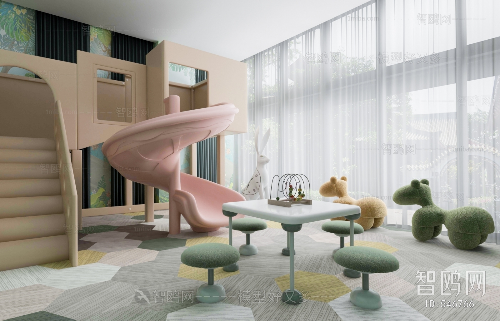 Modern Children's Playroom