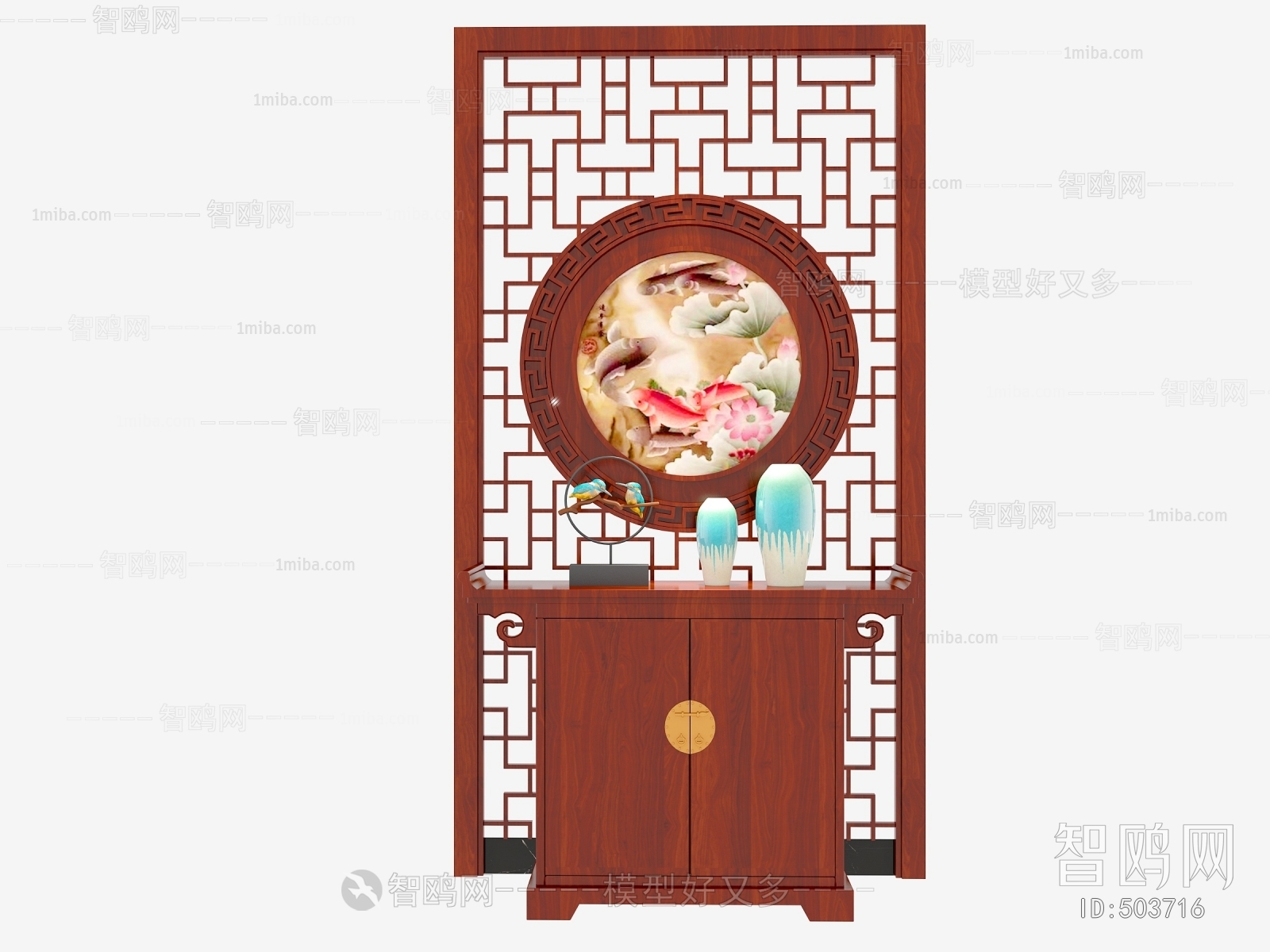 New Chinese Style Side Cabinet/Entrance Cabinet