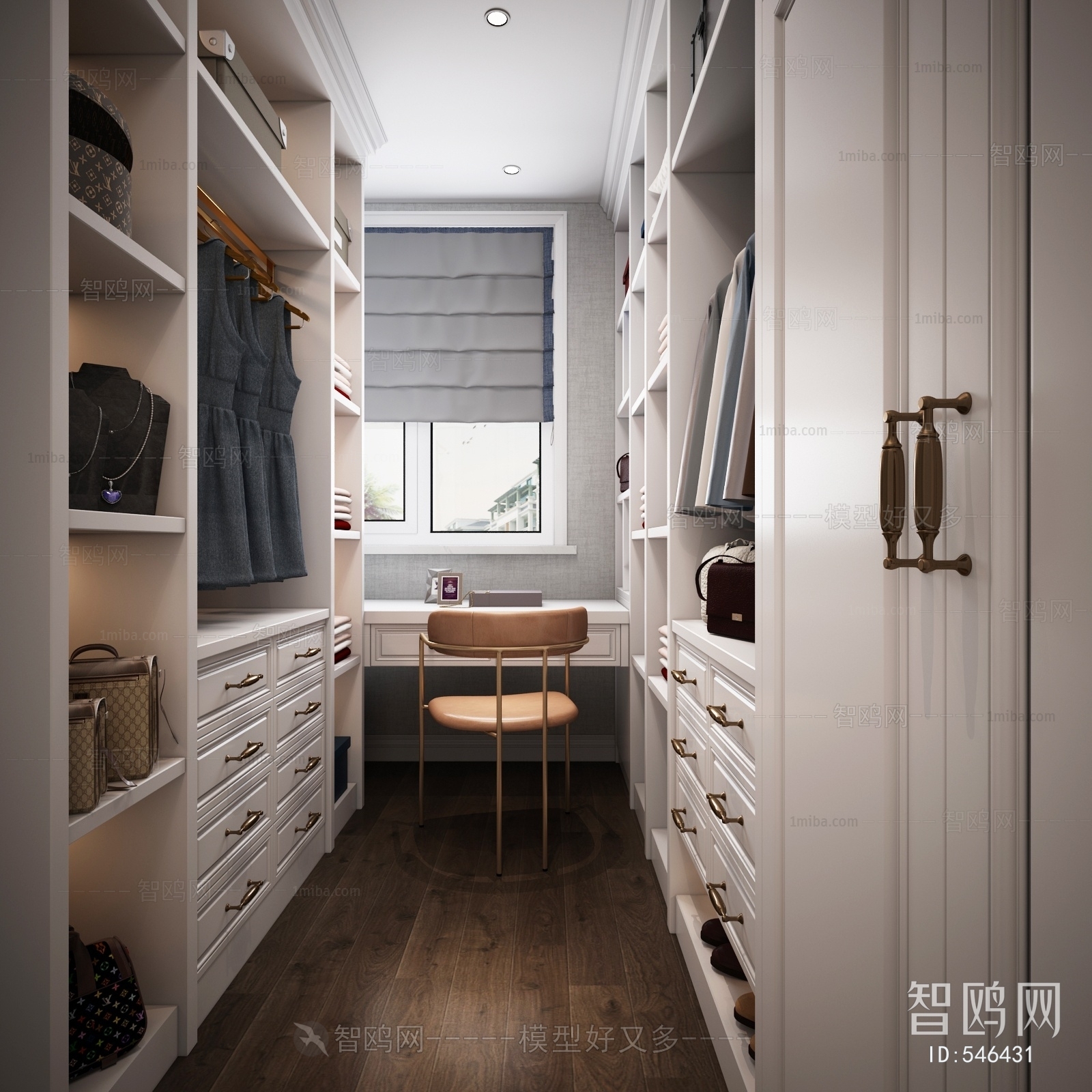 Modern Clothes Storage Area