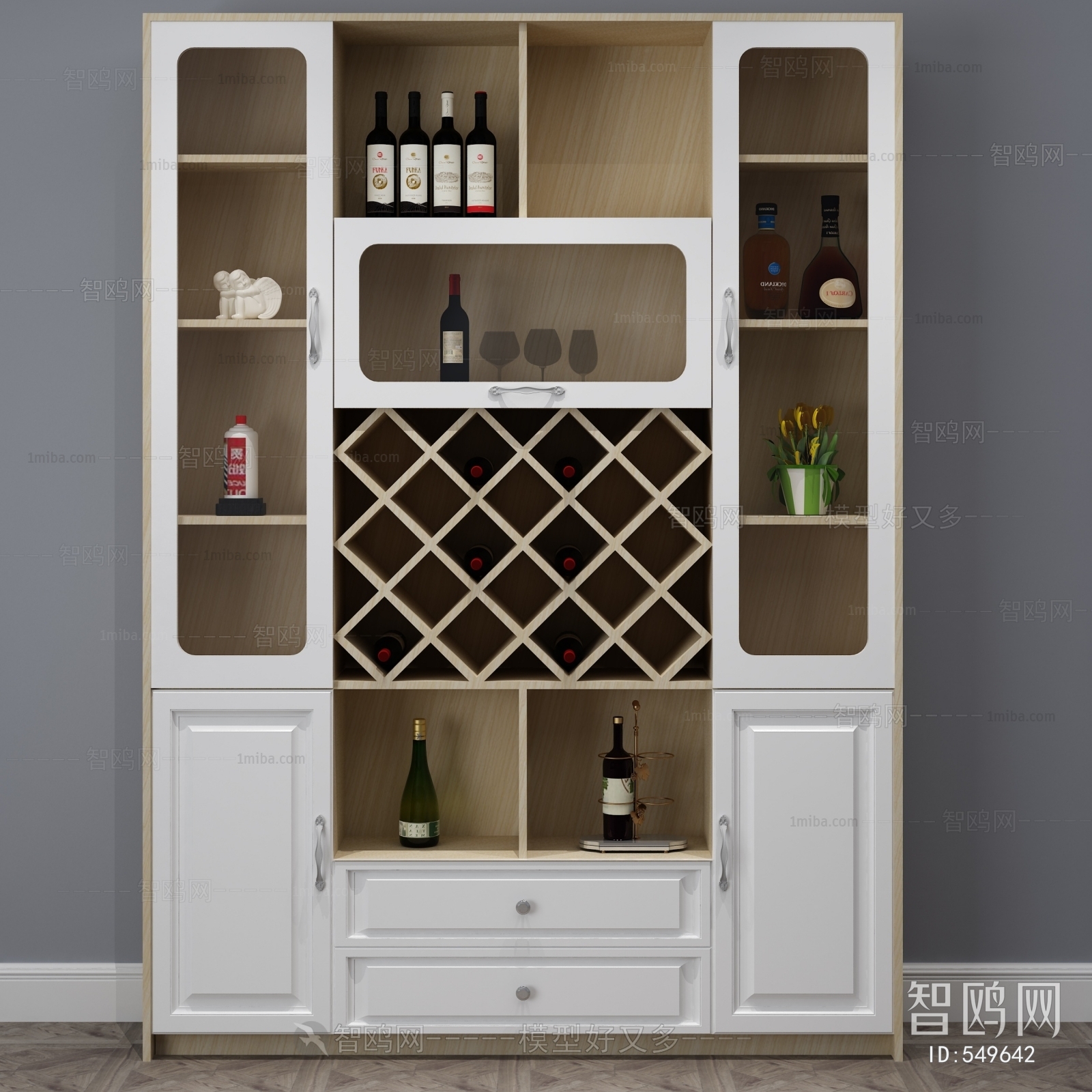 Nordic Style Wine Cabinet