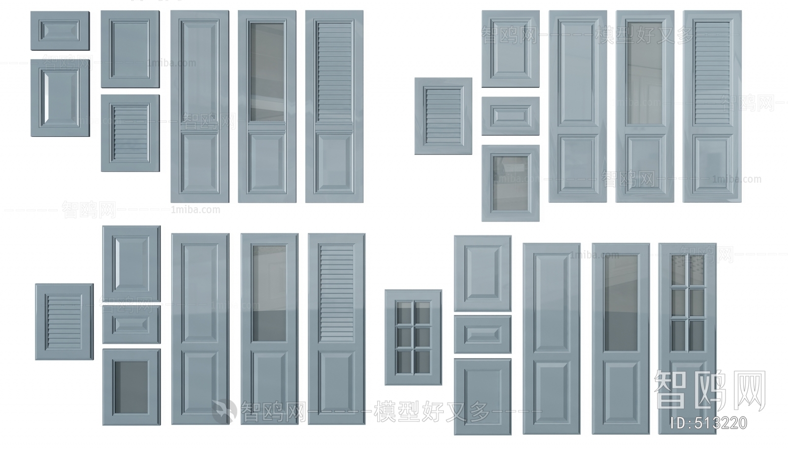 Simple European Style Door Panel