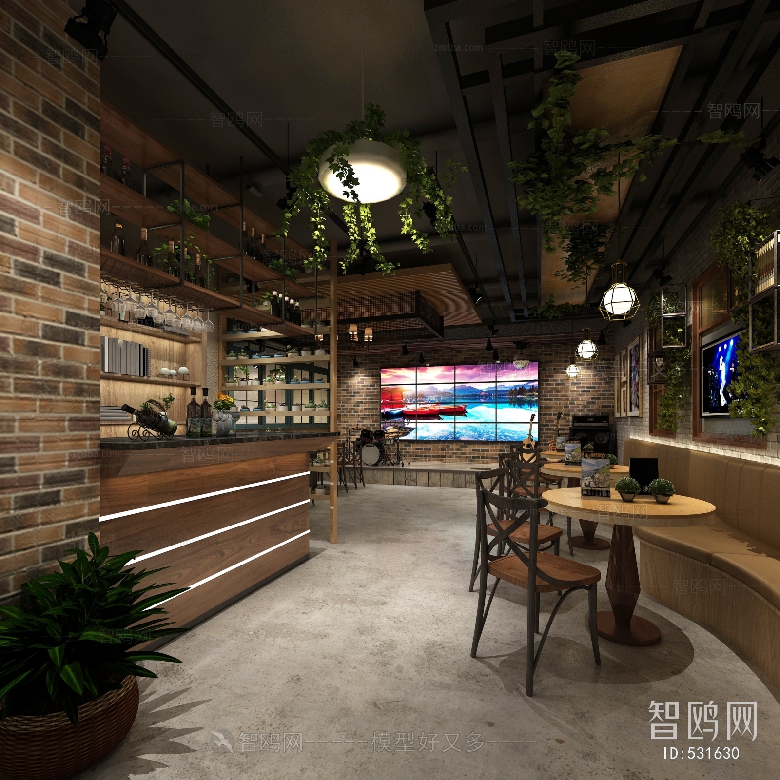 Industrial Style Restaurant