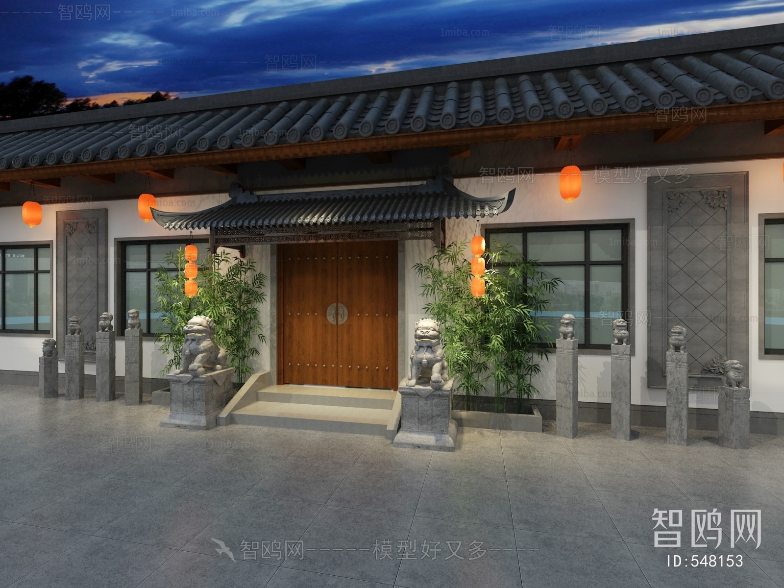 New Chinese Style Facade Element