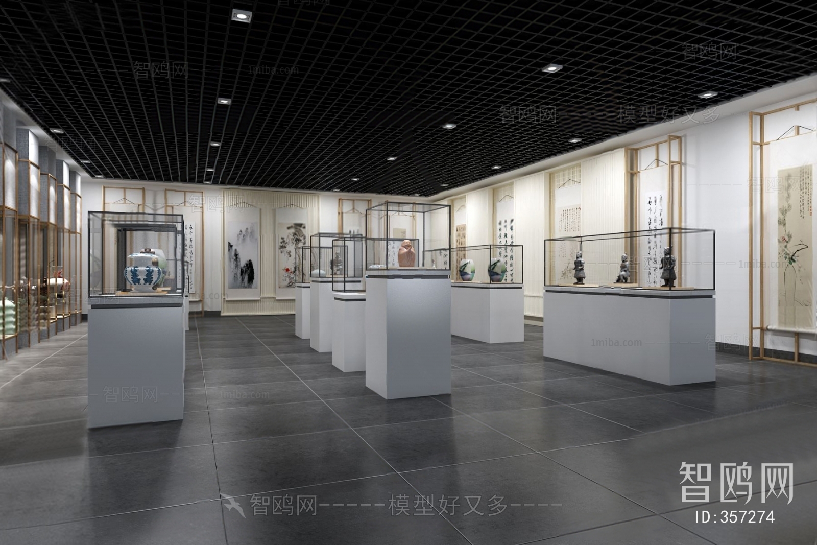 New Chinese Style Exhibition Hall