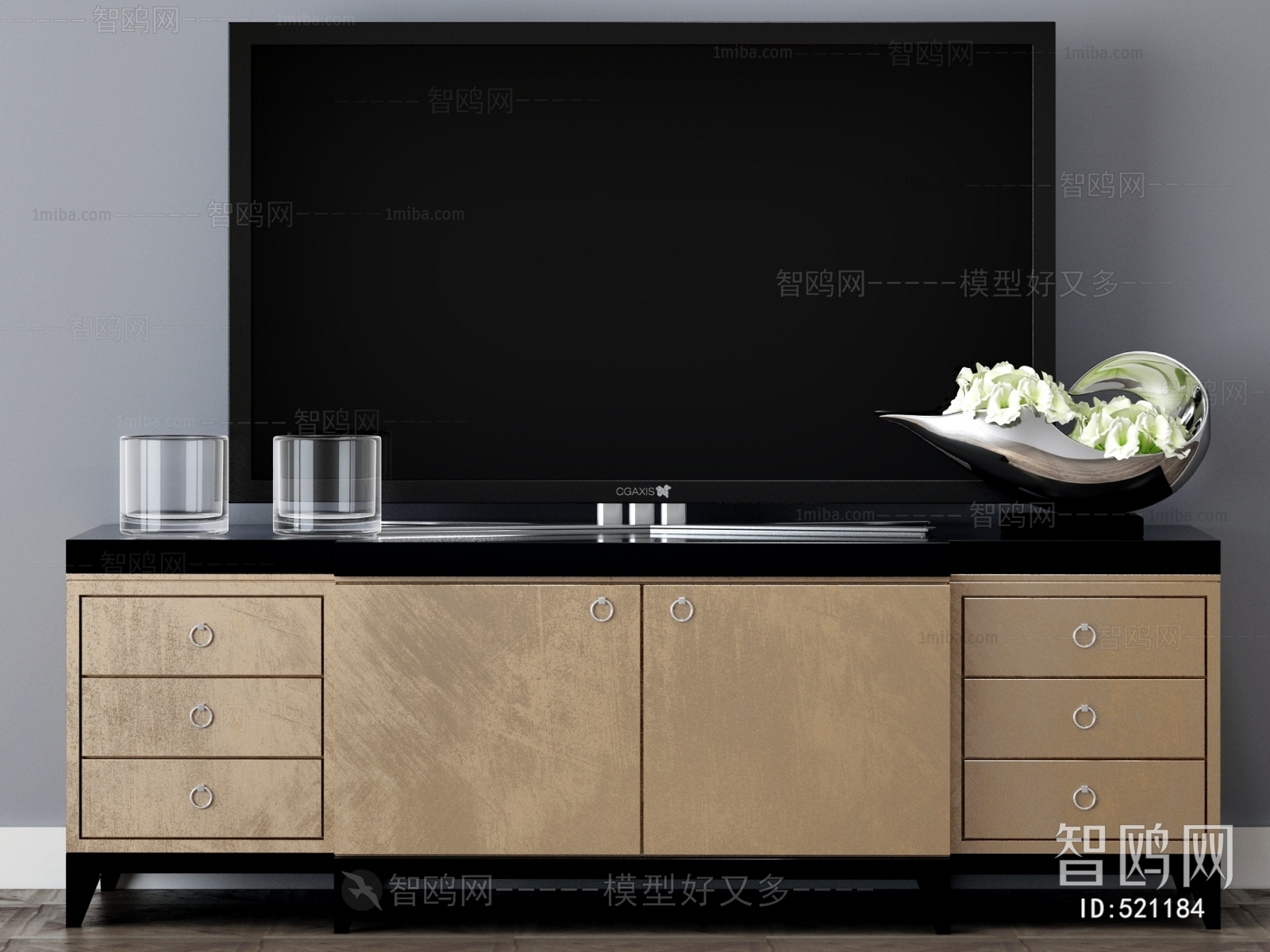 New Chinese Style TV Cabinet