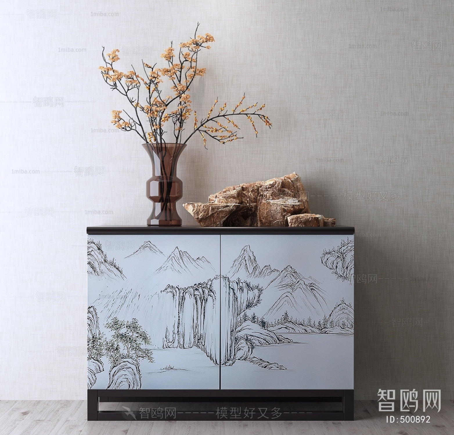 New Chinese Style Side Cabinet/Entrance Cabinet