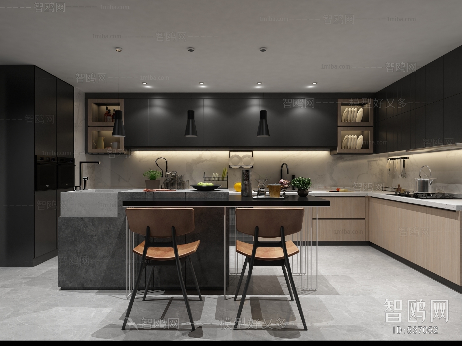 Modern Open Kitchen