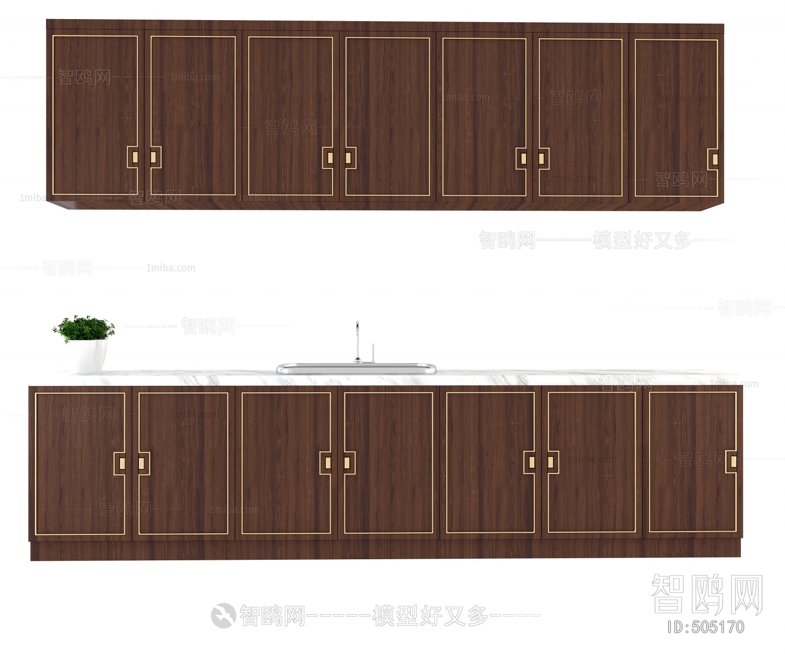 新中式厨柜
