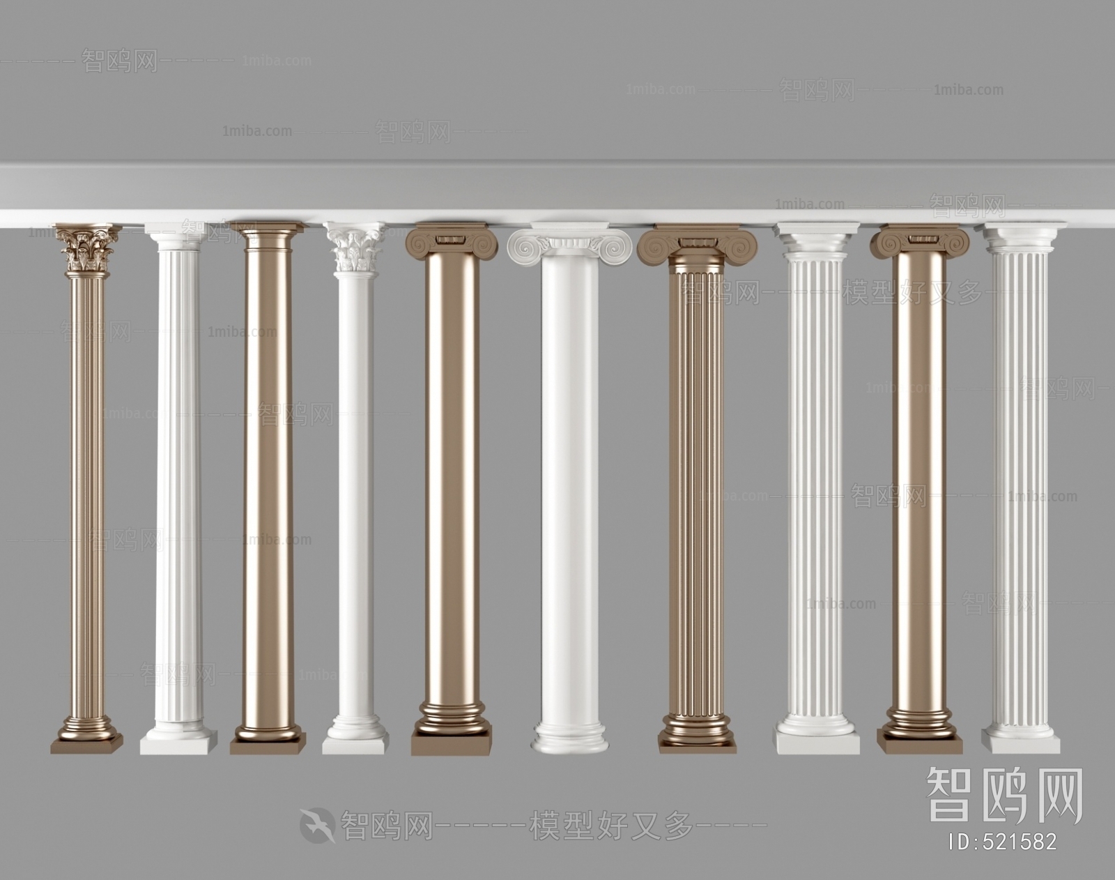 European Style Roman Pillar