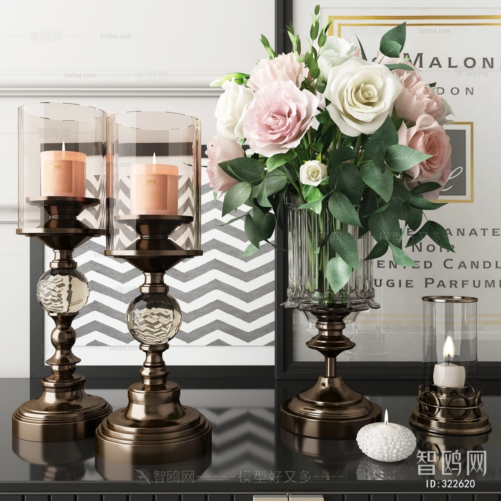 European Style Candles/Candlesticks