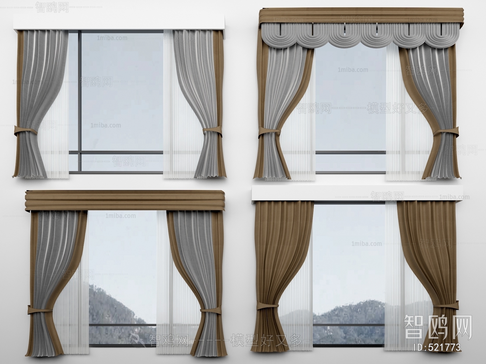 Simple European Style The Curtain