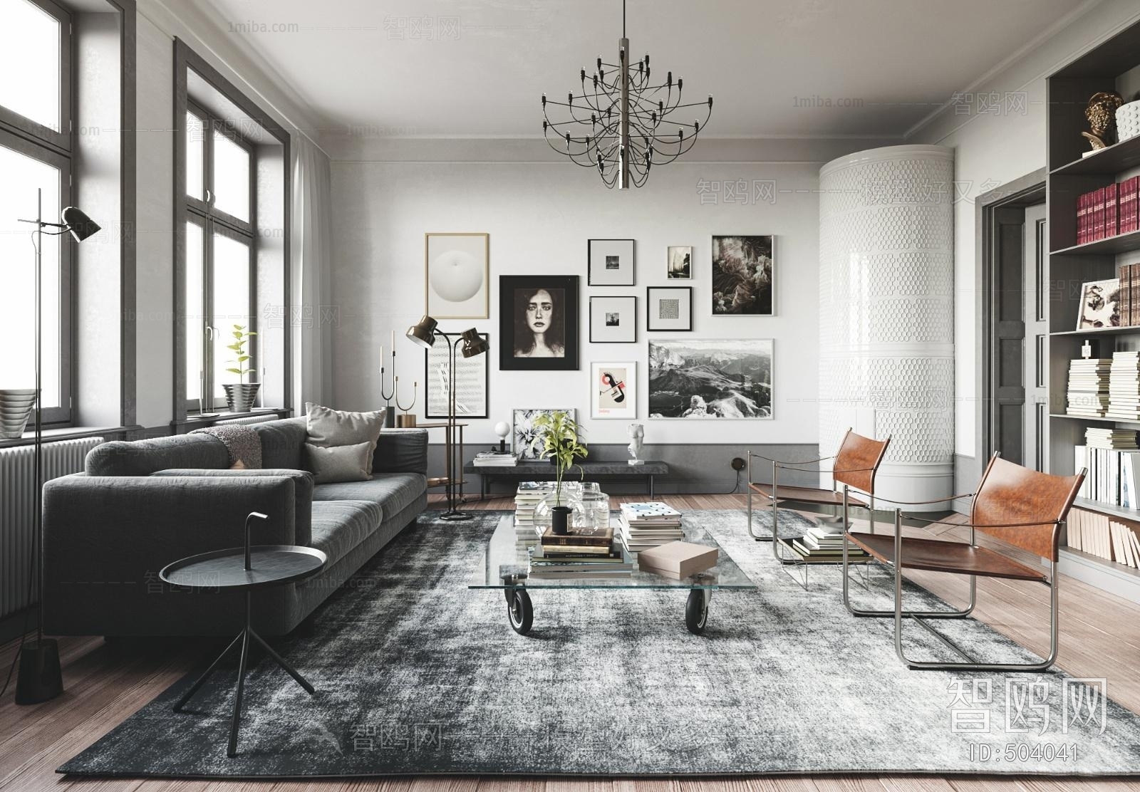 Industrial Style Nordic Style A Living Room