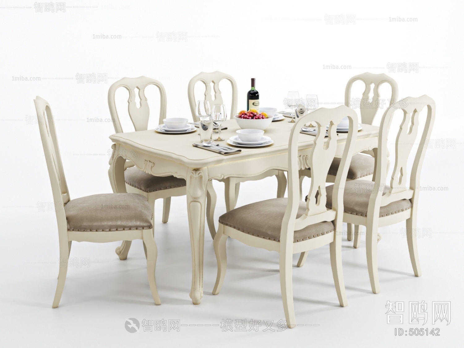 American Style Dining Table And Chairs