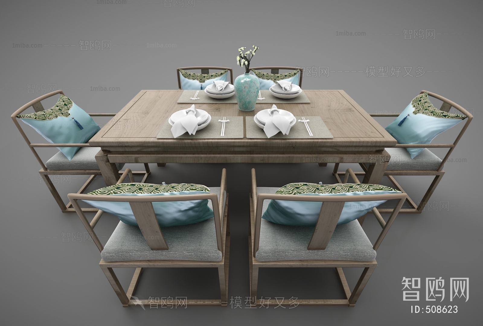 New Chinese Style Dining Table And Chairs