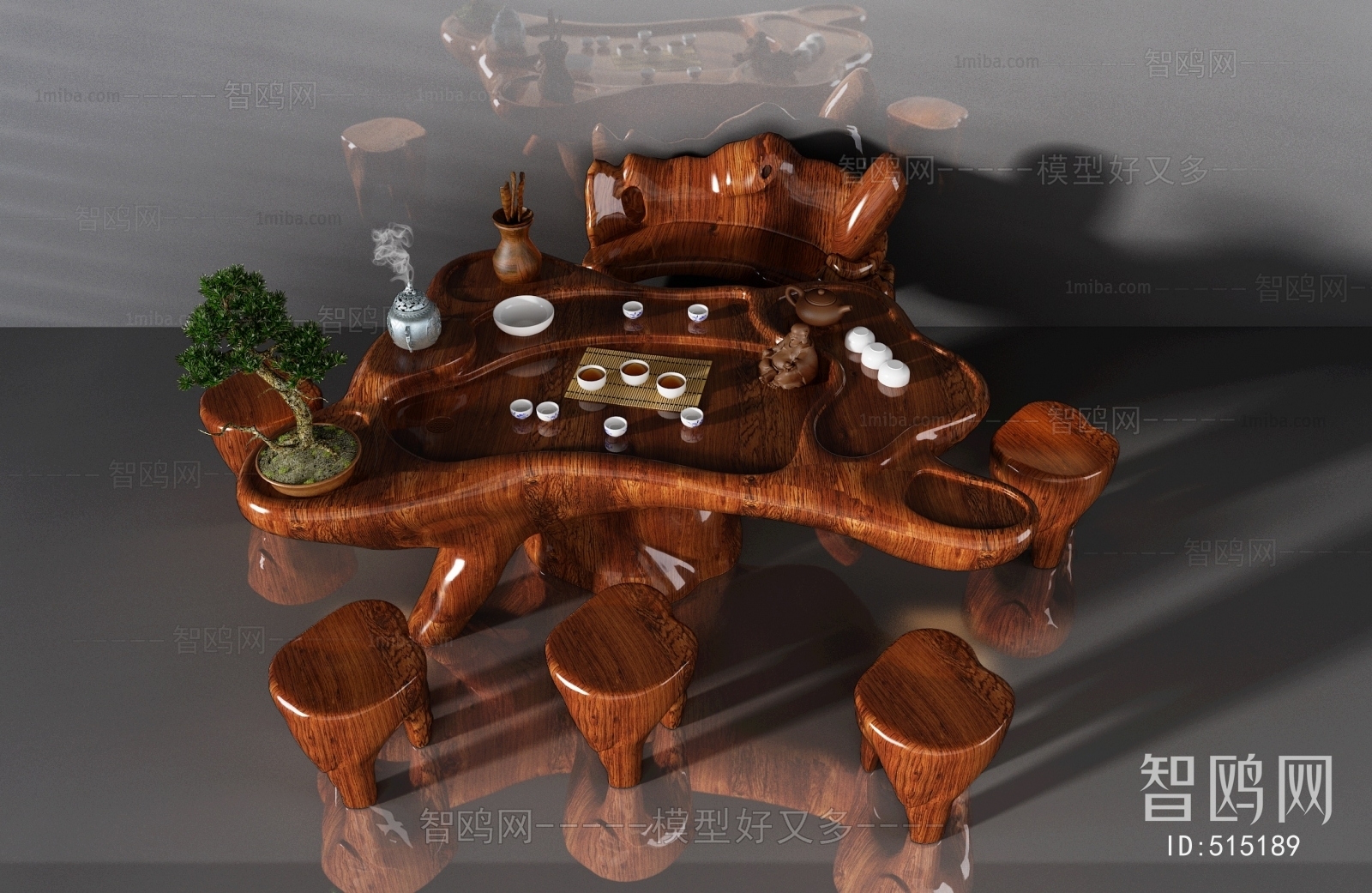 Chinese Style Tea Tables And Chairs